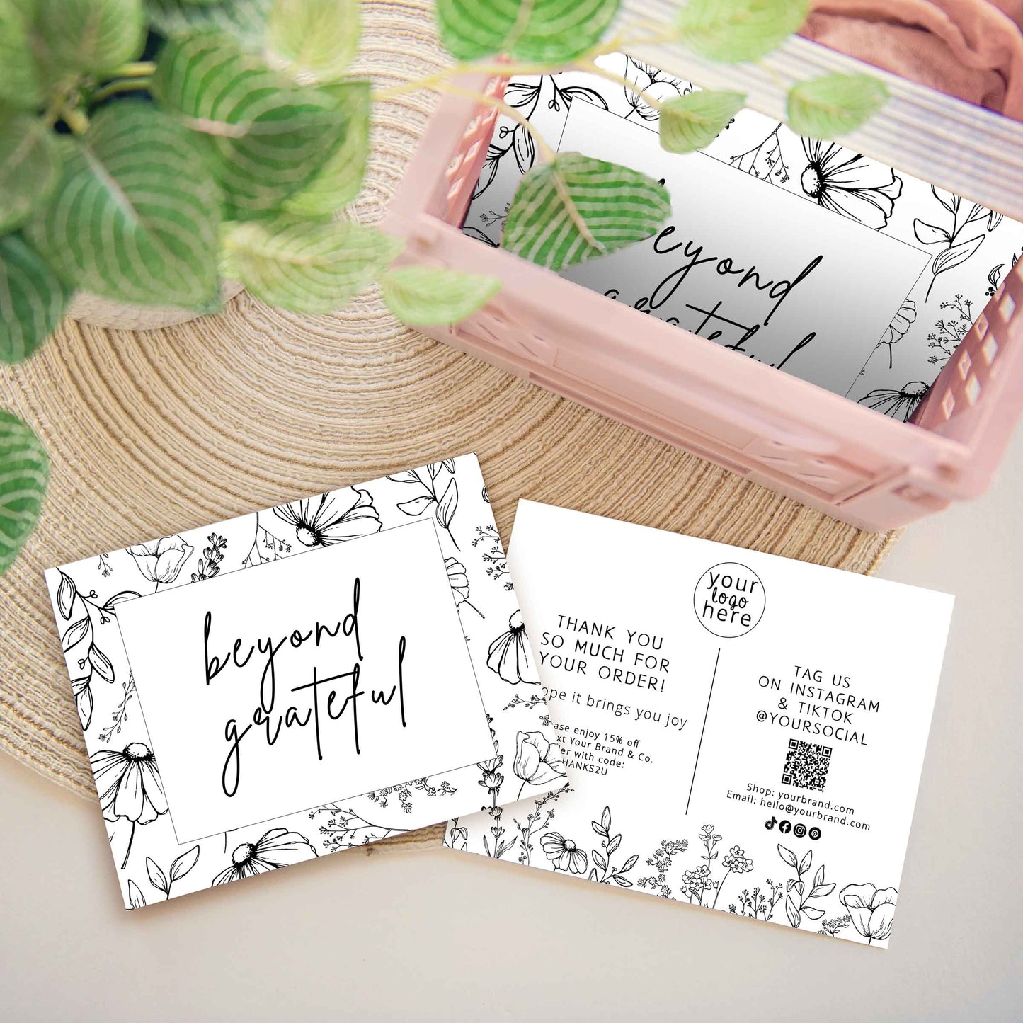 Business Thank You Cards | Wild Flower