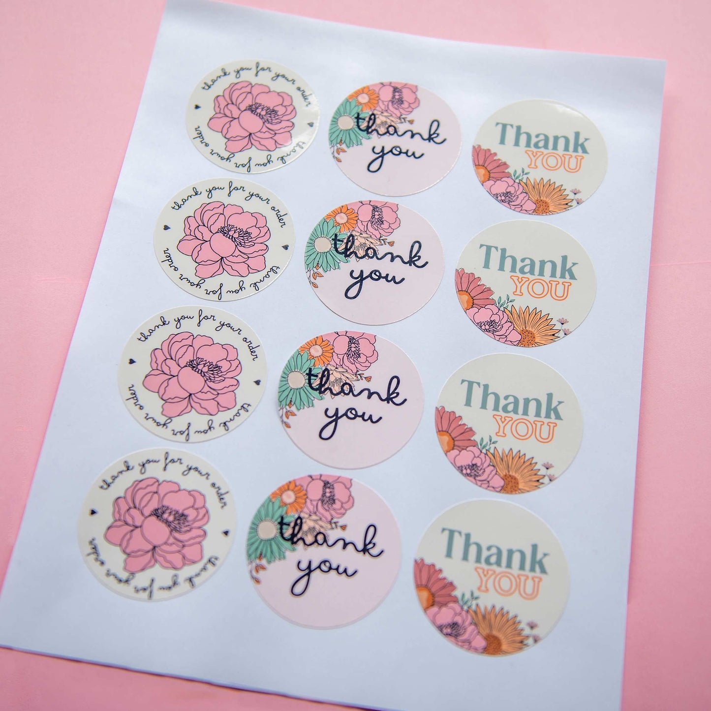 reseller packaging supplies cute shipping sticker